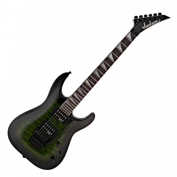 Jackson JS32Q DKA Dinky, Trans Green Burst