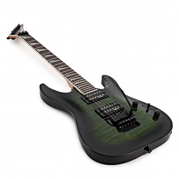 Jackson JS32Q DKA Dinky, Trans Green Burst