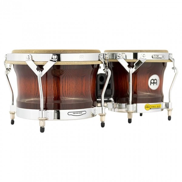Meinl Percussion Free Ride Series Woodcraft Bongos Antique Mahogany