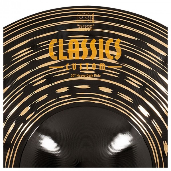 Meinl Classics Custom Dark 20" Heavy Ride - Logo