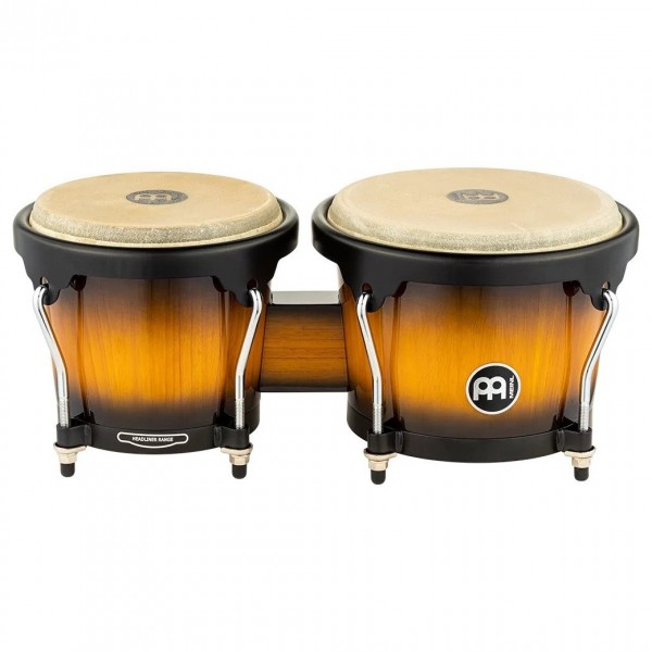 Meinl Headliner Series Wood Bongo, Vintage Sunburst