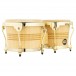 Meinl Percussion Wood Bongos, Natural, Gold Tone Hardware