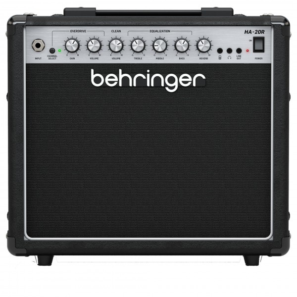Behringer HA-20R 20W Guitar Combo Amp- Front