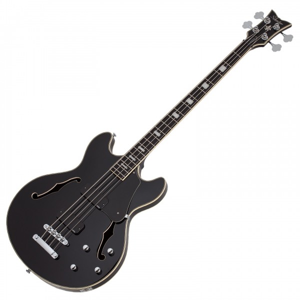 Schecter Corsair Bass, Gloss Black - Front View