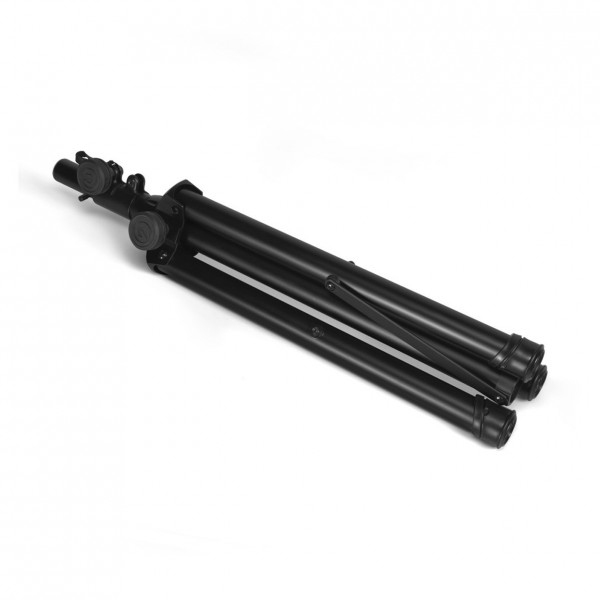Gravity SP5111B Short Loudspeaker 35 mm Stand, Aluminium, Black - Stand Collapsed
