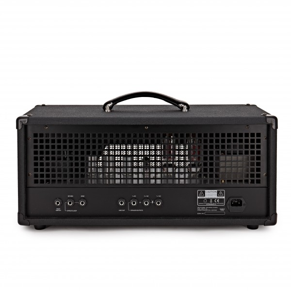 SubZero Saturn-50VR 2 Channel Tube Head, Black at Gear4music