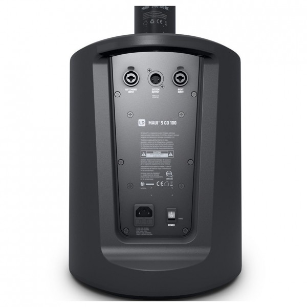 LD Systems MAUI 5 GO 100 Battery Powered Column System- Back
