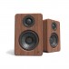 Kanto YU2 Powered Speaker, Walnut - Angled