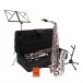 Pack Complet avec Saxophone Alto par Gear4music, Nickel
