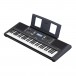 Yamaha PSR E373 Portable Keyboard, Black, Music Rest