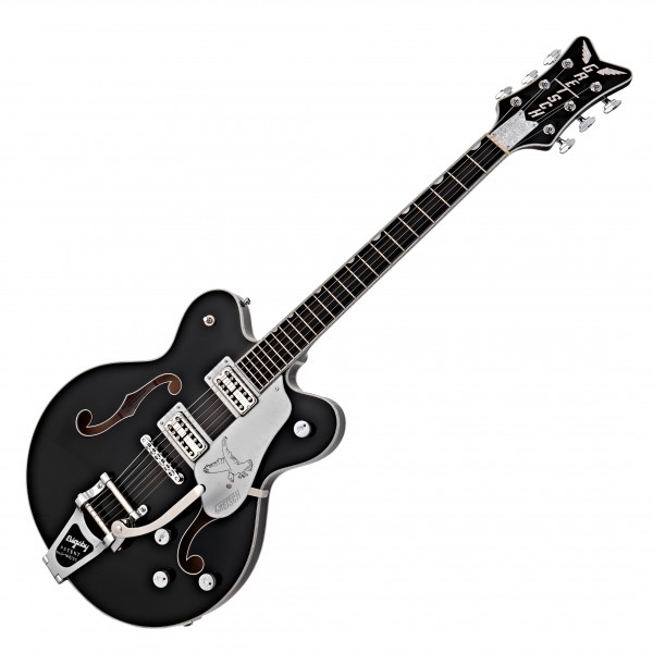 Gretsch G6636TSL Players Edition Silver Falcon CB DC w/ Bigsby, Black