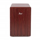 Pearl BOOM BOX Fiberglass Ported Chamber Cajon, Artisan Red Mahogany