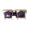 Toca Custom Deluxe Bongos, Purple