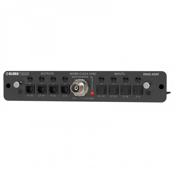 Klark Teknik DN32-ADAT 32 Channel ADAT Expansion Module- Angled