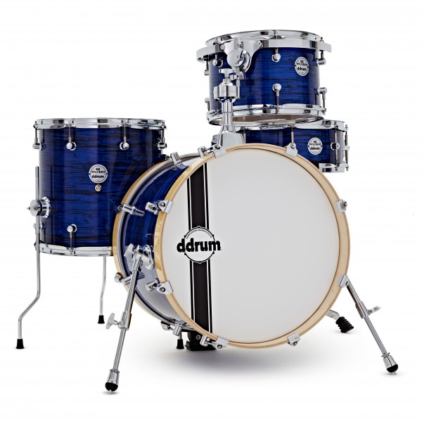 DDrum SE Flyer 4pc Shell Pack, Blue Pearl