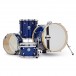 DDrum SE Flyer 4pc Shell Pack, Blue Pearl