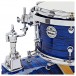 DDrum SE Flyer 4pc Shell Pack, Blue Pearl