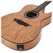 Dean Exhibition Quilt Ash Electro Acoustic w/ Fishman, Natural