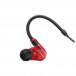 Sennheiser IE 100 Pro In-Ear Monitors, Red - Earphone Angled Left