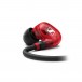 Sennheiser IE 100 Pro In-Ear Monitors, Red - Earphone Angled Away