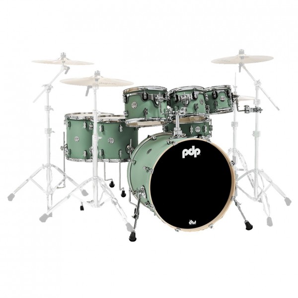 PDP Concept Maple 22" CM7 7pc Shell Pack, Satin Seafoam