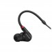 Sennheiser IE 100 Pro In-Ear Monitors, Black - Angled Left