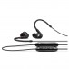 Sennheiser IE 100 Pro Wireless In-Ear Monitors, Black- Angled