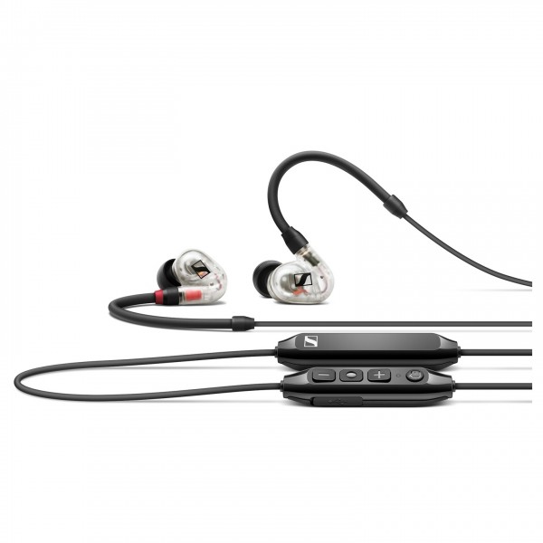 Sennheiser IE 100 Pro Wireless In-Ear Monitors, Clear- Angled