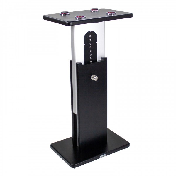 Zaor ISO MK III 600 Speaker Stand, Matt Black - Angled