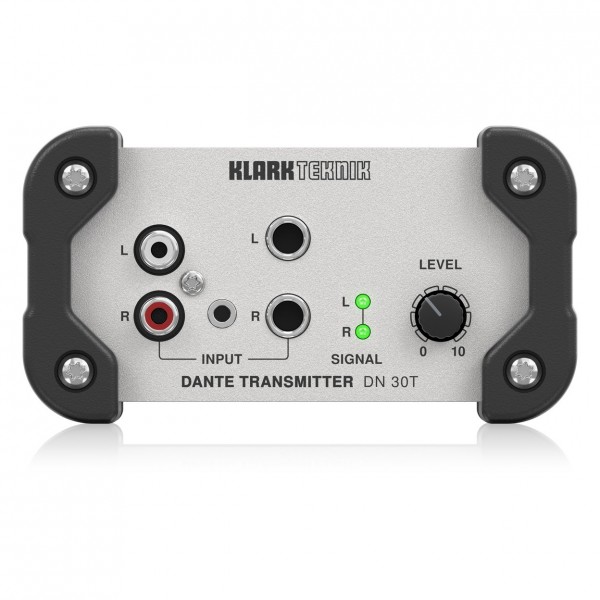 Klark Teknik DN 30T 2 Channel Dante Audio Transmitter - Front