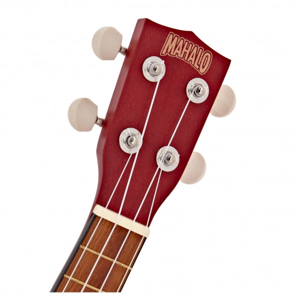 Mahalo Kahiko Ukulele, Transparent Red