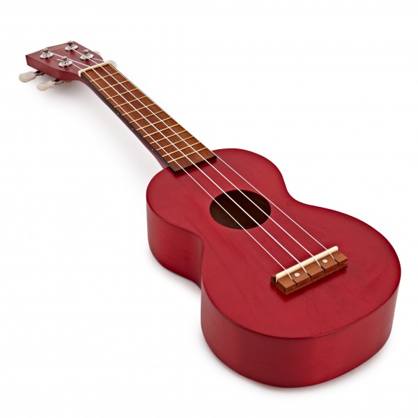 Mahalo Kahiko Ukulele, Transparent Red