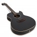 Dean Exhibition Thin Body Electro Acoustic Guitar, Black Satin