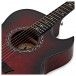 Dean Exhibition Quilted Ash Electro-Acoustic, Tiger Eye