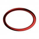 Bass Drum O's Oval Sound Hole Ring Red 6''