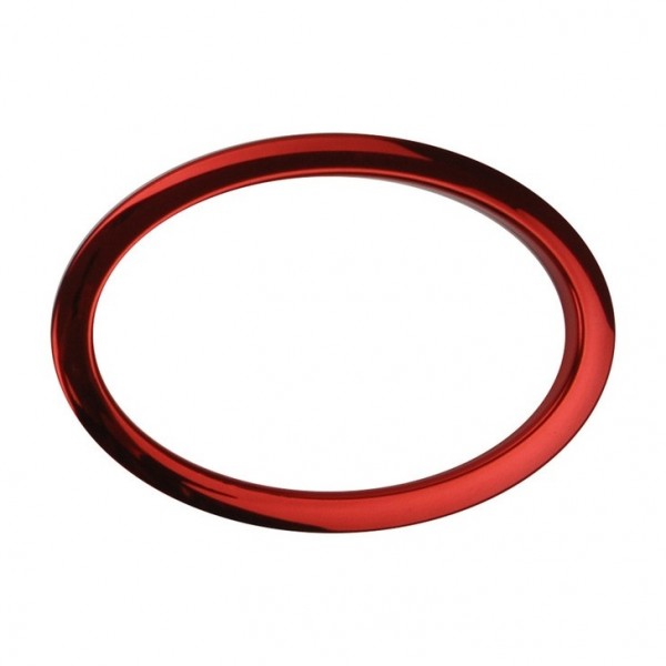 Bass Drum O's Oval Sound Hole Ring Red6''