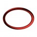 Bass Drum O's Oval Sound Hole Ring Red 6''