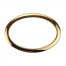 Bass Drum O's Oval Sound Hole Ring Brass 6''