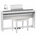 Balík domácich klavírov Roland FP-30X, biely