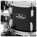 Pearl Roadshow 5pc American Fusion Drum Kit, Jet Black w/Ride Cymbal