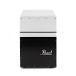 Pearl BRUSH BEAT Boom Box Cajon with Ported Chamber, Black and White