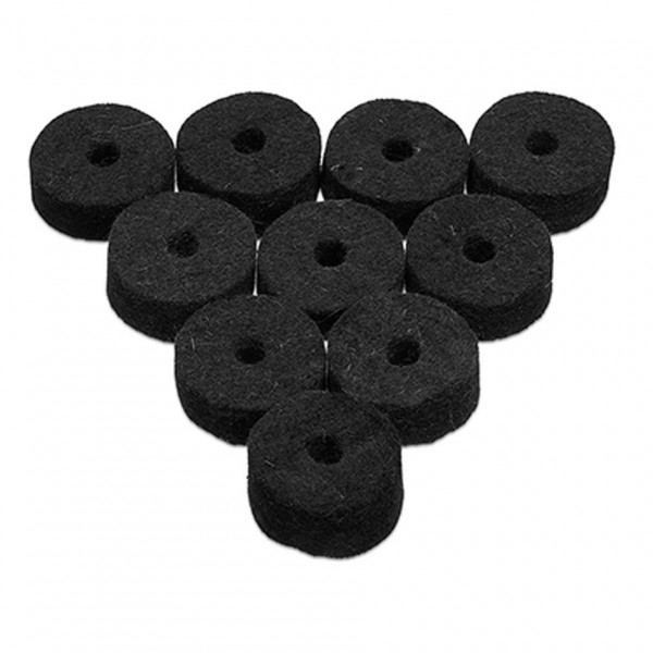 Ahead Jet Black Wool Cymbals Felts, 10 Pack