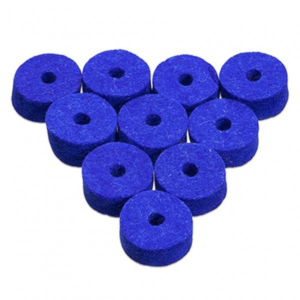 Ahead Blue Wool Cymbal Felts, 10 Pack