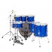 DDrum D2 22'' 7pc Drum Kit, Cobalt Blue Sparkle