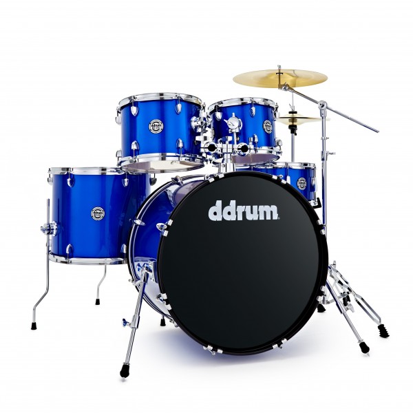 DDrum D2 22'' 5pc Drum Kit, Cobalt Blue Sparkle