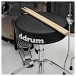 DDrum D2 22'' 6pc Drum Kit, Midnight Black