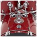 DDrum D2 22'' 5pc Drum Kit, Red Sparkle