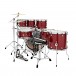 DDrum D2 22'' 7pc Drum Kit, Red Sparkle