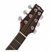 Roundback Electro Acoustic Guitar by Gear4music, Black