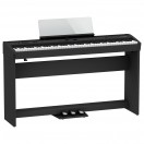 Pack avec Piano Num&eacute;rique Roland FP-60X, Support en Bois et P&eacute;dales, Noir